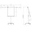 Flipchart tabule Office Pro 70x100 GREY